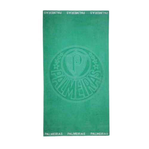 Toalha De Banho Palmeiras Jacquard Bouton Faixa Verde