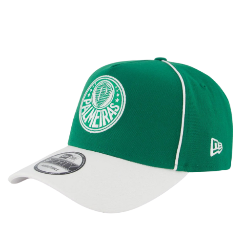 Boné New Era Palmeiras 940 Verde e Branco