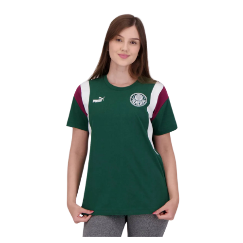 Camisa Puma Palmeiras FTBL Archive Feminina Verde
